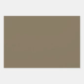 Schlicht Hawaiian Hardwood Brown Shades 3 Tones Geschenkpapier Set (Vorderseite)