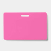 Schlicht hellrosa ausweis (Rückseite)