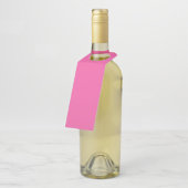 Schlicht hellrosa flaschenanhänger (Angewinkelt)
