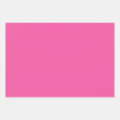 Schlicht hellrosa geschenkpapier set (Vorderseite 3)