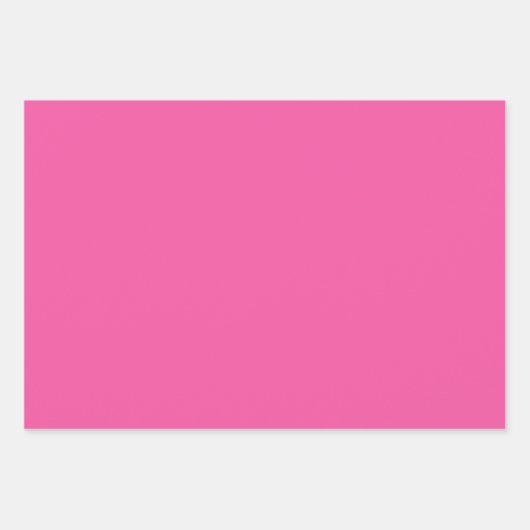 Schlicht hellrosa geschenkpapier set (Vorderseite 3)