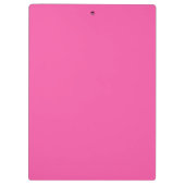 Schlicht hellrosa klemmbrett (Rückseite)