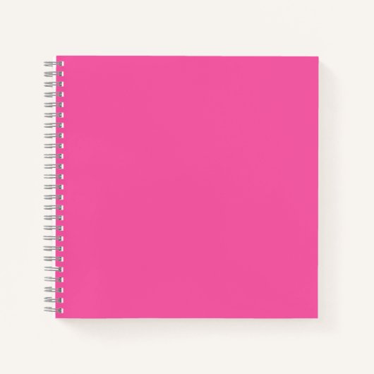 Schlicht hellrosa notizblock (Vorderseite)