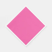 Schlicht hellrosa serviette (Ecke)