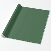 Schlicht Hunter Green Geschenkpapier (Ungerollt)