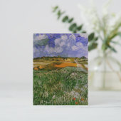 Schlicht in der Nähe von Auvers, Van Gogh Fine Art Postkarte (Stehend Vorderseite)