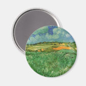 Schlicht in der Nähe von Auvers von Vincent van Go Magnet (Vorderseite/Rückseite)