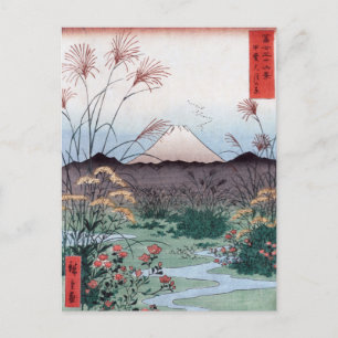Schlicht in der Provinz Kai, Hiroshige, Japanisch  Postkarte