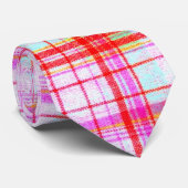 Schlicht Karierte 3f Krawatte (Gerollt)