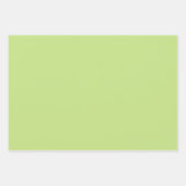 Schlicht Laurel Pastel Gelbe Grüne Schattierungen Geschenkpapier Set (Vorderseite 3)