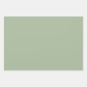 Schlicht Laurel Pastel Gelbe Grüne Schattierungen Geschenkpapier Set (Vorderseite)