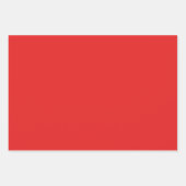 Schlicht Lava Liverpool Lust Red Shades 3 Tones Geschenkpapier Set (Vorderseite 3)