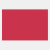 Schlicht Lava Liverpool Lust Red Shades 3 Tones Geschenkpapier Set (Vorderseite 2)