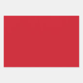 Schlicht Lava Liverpool Lust Red Shades 3 Tones Geschenkpapier Set (Vorderseite)