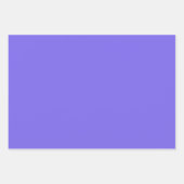 Schlicht Lilac Orchid Slate Lila Schattierungen 3  Geschenkpapier Set (Vorderseite 3)