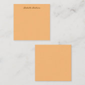 Schlicht Minimalistische moderne Kalligrafie Mitteilungskarte (Vorne/Hinten)