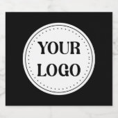 Schlicht, modern, poliert und anpassbar. alkoholflaschenetikett (Einzelnes Label)