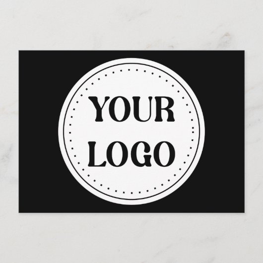 Schlicht, modern, poliert und anpassbar. begleitkarte (Vorderseite)