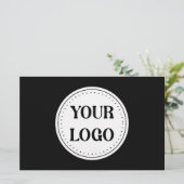 Schlicht, modern, poliert und anpassbar. briefpapier (Stehend Vorderseite)