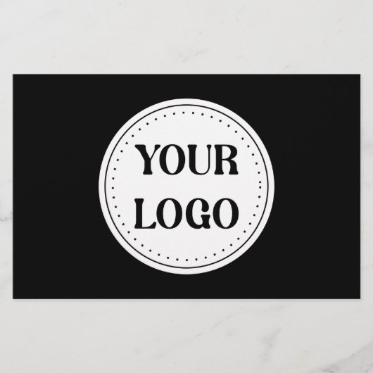 Schlicht, modern, poliert und anpassbar. briefpapier (Vorderseite)