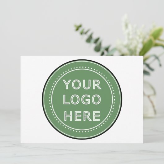 Schlicht, modern, poliert und anpassbar. feiertagskarte (Stehend Vorderseite)