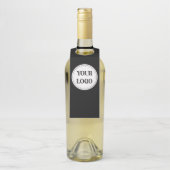 Schlicht, modern, poliert und anpassbar. flaschenanhänger (Auf Flasche)