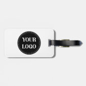 Schlicht, modern, poliert und anpassbar. gepäckanhänger (Rückseite horizontal)