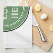 Schlicht, modern, poliert und anpassbar. geschirrtuch (Viertel Falte)