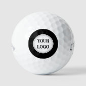 Schlicht, modern, poliert und anpassbar. golfball (Vorderseite)