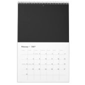Schlicht, modern, poliert und anpassbar. kalender (Feb 2027)