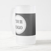 Schlicht, modern, poliert und anpassbar. mattglas bierglas (Vorderseite Links)