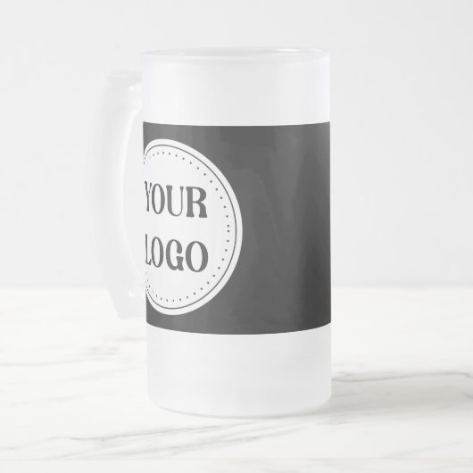 Schlicht, modern, poliert und anpassbar. mattglas bierglas (Vorderseite Links)