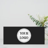 Schlicht, modern, poliert und anpassbar. menükarte (Stehend Vorderseite)