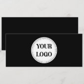 Schlicht, modern, poliert und anpassbar. menükarte (Vorne/Hinten)