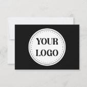 Schlicht, modern, poliert und anpassbar. mitteilungskarte (Vorderseite)