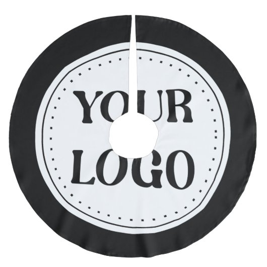 Schlicht, modern, poliert und anpassbar. polyester weihnachtsbaumdecke (Vorderseite)