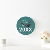 Schlicht, modern, poliert und anpassbar. runde wanduhr (Zuhause)