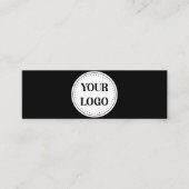 Schlicht, modern, poliert und anpassbar. telefonnummerkarte (Vorderseite)