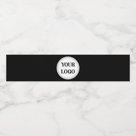 Schlicht, modern, poliert und anpassbar. wasserflaschenetikett (Einzelnes Label)