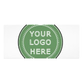 Schlicht, modern, poliert und anpassbar. werbekarte (Vorne)