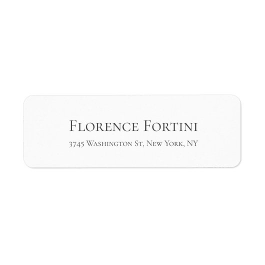 Schlicht Modern Schwarz/Weiß Minimalistisch einfac (Vorne)