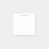 Schlicht moderner Minimalistischer Name Post-it Klebezettel (Vorderseite)