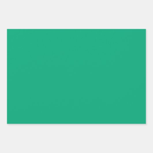 Schlicht Munsell Forest GO Green Shades 3 Tones Geschenkpapier Set (Vorderseite)