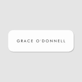 Schlicht Namensschild