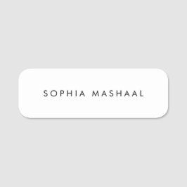 Schlicht Namensschild