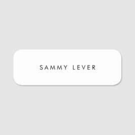 Schlicht Namensschild