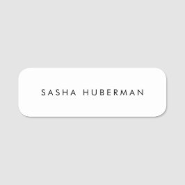 Schlicht Namensschild