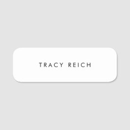 Schlicht Namensschild