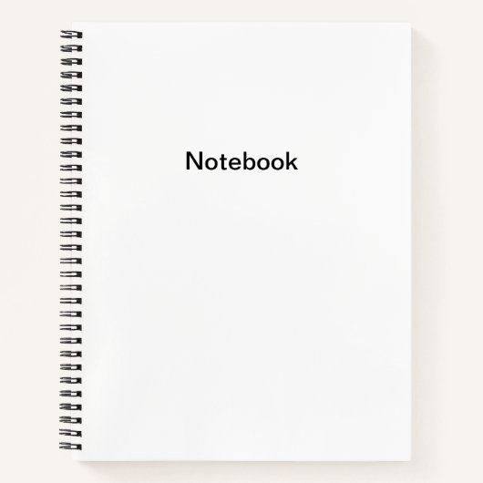 Schlicht Notizblock (Vorderseite)