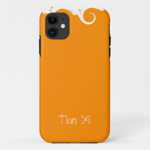 Schlicht Orange Beruflich Elegante Moderne Case-Mate iPhone Hülle